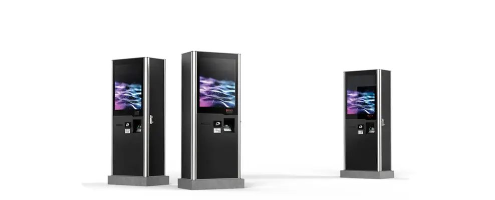 Metroclick kiosk display